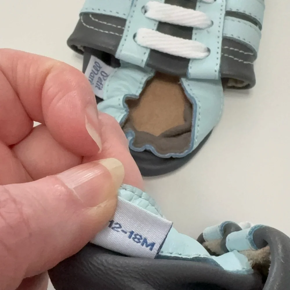 Petit Marin soft bottom sneakers toddler early walker 12-18m striped